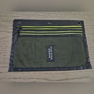 Five Star Black Pencil Organizer with Neon Green Trim